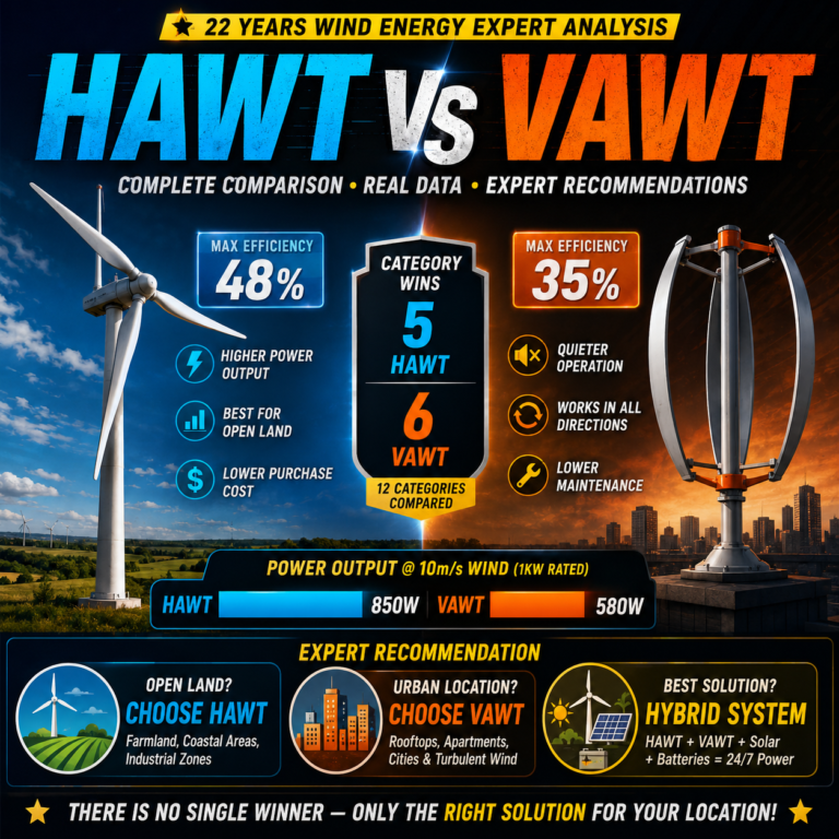 HAWT vs VAWT: Wind Energy Comparison