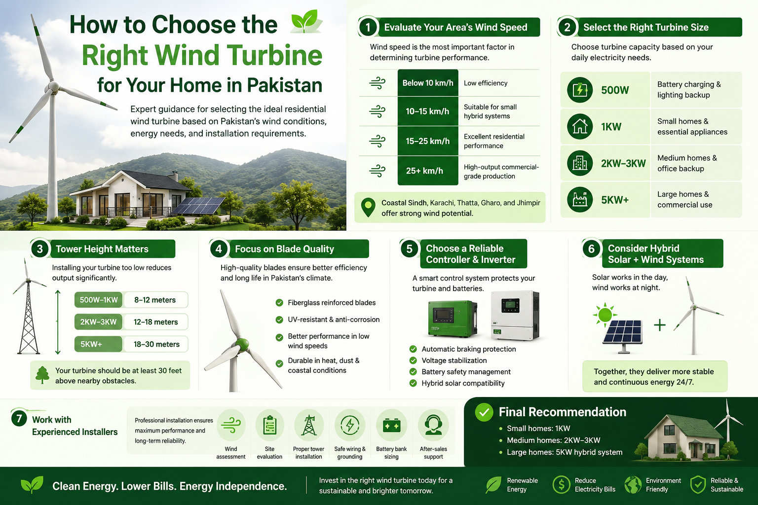 How to Choose the Right Wind Turbine for Your Home in Pakistan ...